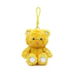 New Arrival Plush Weighted Sitting Bear Keychain Stuffed Animal Bag Pendant Christmas Gift Soft Weighted Colorful Bear Key Ring - 图片 6
