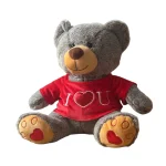 Factory Price Large Size Ribbon Bear Plush Toy Cuddle Doll Soft Stuffed Toy Happy Gift - 图片 3