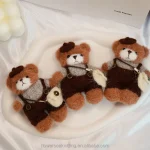 High-End Handwoven Needle-knit Bear Stuffed Animal Toy Fluffy Cotton Texture and Fun Modeling Collection-Level Healing Gift - 图片 3