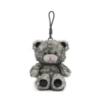 New Arrival Plush Weighted Sitting Bear Keychain Stuffed Animal Bag Pendant Christmas Gift Soft Weighted Colorful Bear Key Ring - 图片 5