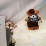 High-End Handwoven Needle-knit Bear Stuffed Animal Toy Fluffy Cotton Texture and Fun Modeling Collection-Level Healing Gift - 图片 6