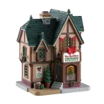 Women's Clothing Store Resin Craft Ornaments Creative Christmas House Resin Building Decorations Christmas  Statue Gifts - 图片 4