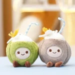Wholesale JIJIA Customized Aruba Coconut Plush Figure Toys Stuffed pp Cotton jelly Design Plush Toy