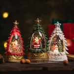 2025 Christmas Cute Handmade Santa Shaped Small Ornaments High Quality Resin Crafts Decoration - 图片 4