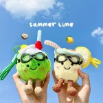 Wholesale JIJIA Customized Aruba Coconut Plush Figure Toys Stuffed pp Cotton jelly Design Plush Toy - 图片 2