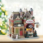 Women's Clothing Store Resin Craft Ornaments Creative Christmas House Resin Building Decorations Christmas  Statue Gifts - 图片 6