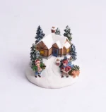 Christmas Tree Desktop Ornament Decoration Gift Resin Mini Christmas Ornament for Craft Desktop Christmas - 图片 5