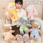 Yanxiannv Cpc Promotional Custom Stuffed Plush Pig Animal Toys Sleeping Cap Elephant Bear Bunny Toy - 图片 2