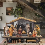 8.5CM Eco-Friendly Resin Craft High Christmas Manger Scene Ornament Gift Box for Holidays Cross-Border Supplier - 图片 6
