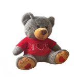 Factory Price Large Size Ribbon Bear Plush Toy Cuddle Doll Soft Stuffed Toy Happy Gift - 图片 4