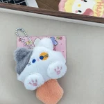 Fashionable and Cute Bag Pendant Gift Plush DIY Handmade Keychain for Girls - 图片 5