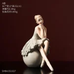 Hot Selling Luxury Ballet Girls  Ornaments Abstract Resin Plastic Homemade Christmas Ornaments for Home Decorations - 图片 5