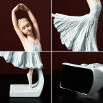 Hot Selling Luxury Ballet Girls  Ornaments Abstract Resin Plastic Homemade Christmas Ornaments for Home Decorations - 图片 4