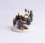 Christmas Tree Desktop Ornament Decoration Gift Resin Mini Christmas Ornament for Craft Desktop Christmas - 图片 2