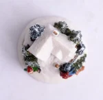Christmas Tree Desktop Ornament Decoration Gift Resin Mini Christmas Ornament for Craft Desktop Christmas - 图片 6