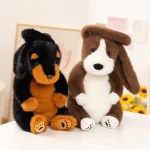 New Arrival Plush Lazy Long Ears Dog Stuffed Animal Home Decoration Children Birthday Gift Soft Lazy Puppy Toy Doll - 图片 6