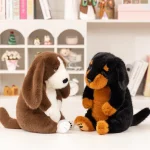 New Arrival Plush Lazy Long Ears Dog Stuffed Animal Home Decoration Children Birthday Gift Soft Lazy Puppy Toy Doll - 图片 5