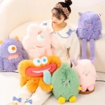 Cute Monster Toy Strike Plush Doll Soft Stuffed Animal Reen Alien Monster Plush Toy for Kids - 图片 2