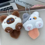 Fashionable and Cute Bag Pendant Gift Plush DIY Handmade Keychain for Girls - 图片 2