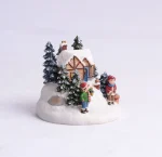 Christmas Tree Desktop Ornament Decoration Gift Resin Mini Christmas Ornament for Craft Desktop Christmas - 图片 4